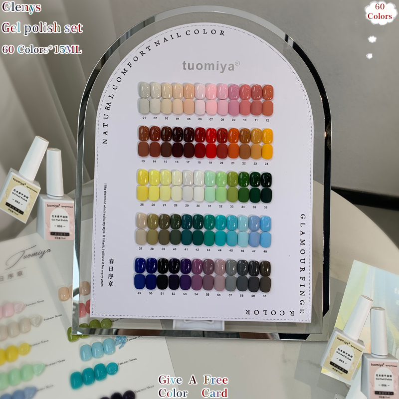 Resin Art Learning - طلاء أظافر جل من جلينيس بـ60