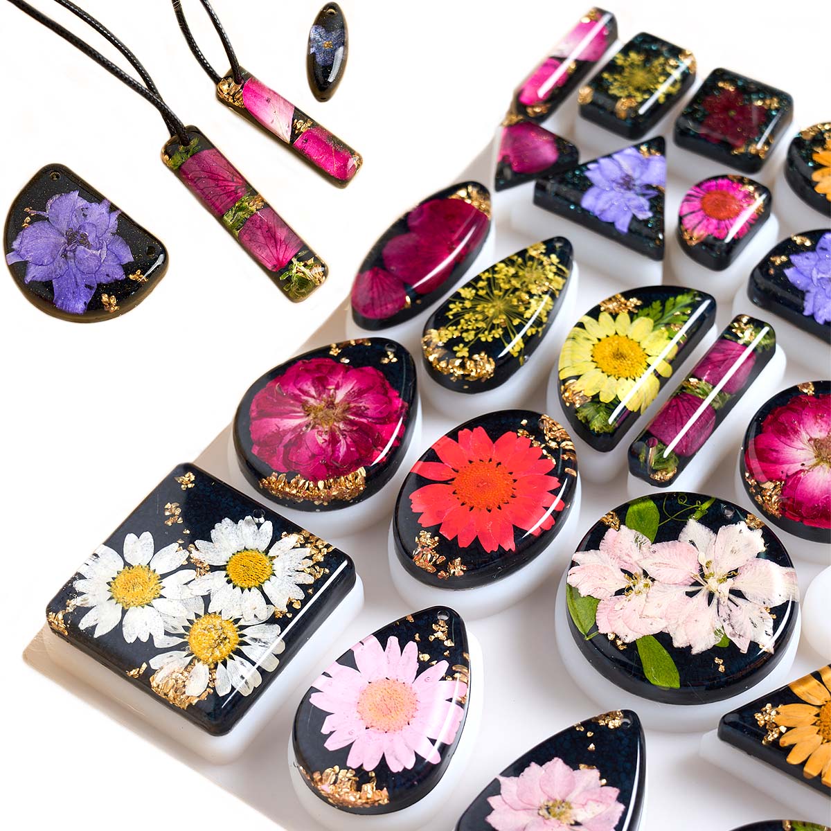 Resin Art Necklace - الوقت حجر قلادة قالب من السيليكون