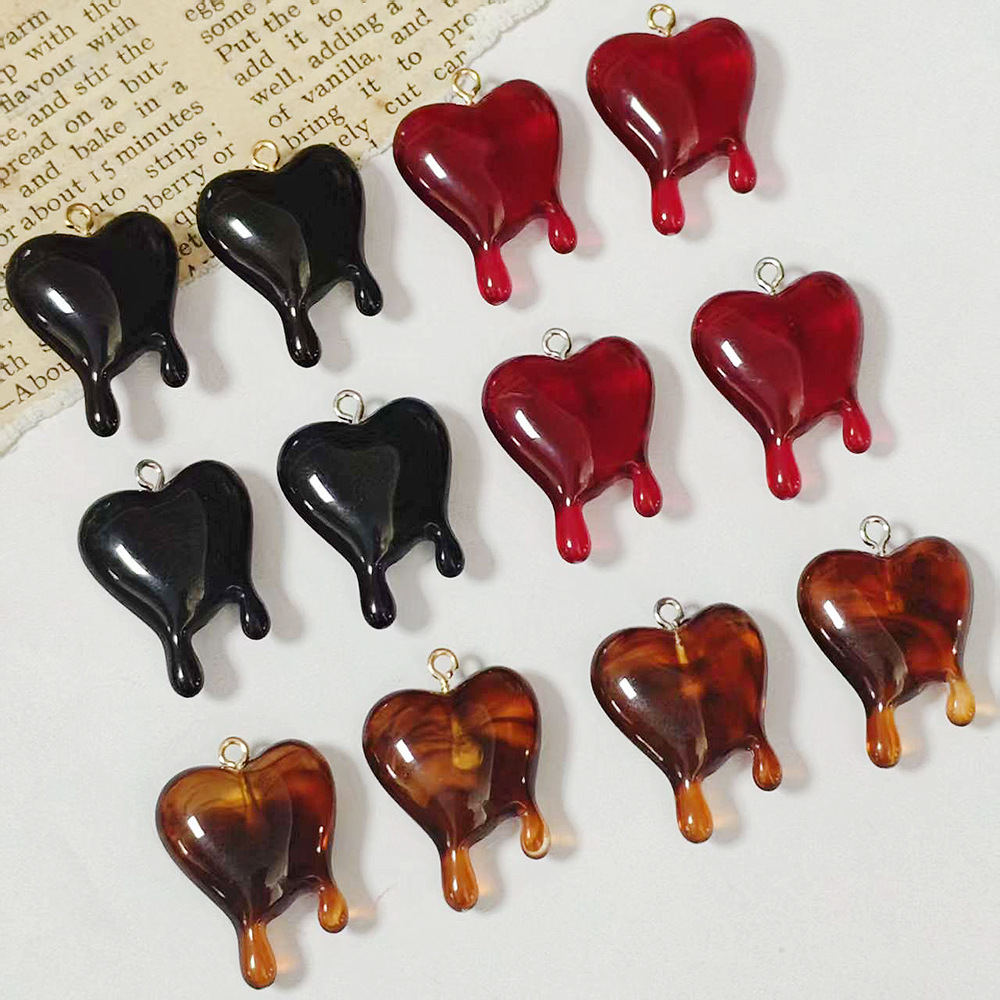 Resin Art Notes - 10 قطع من تعليقات الراتنج على