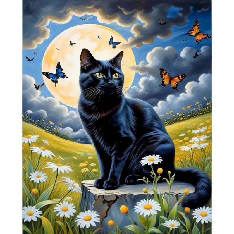 Resin Art On Canvas - PhotoCustom Animals Acrylic Paint By Numbers