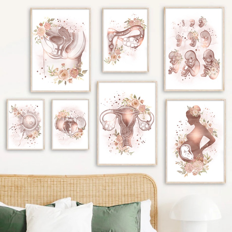 Resin Art Pregnancy - طب النساء، تشريح الإناث، الخصوبة، الحمل،