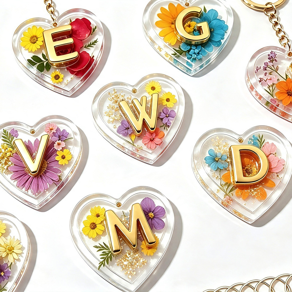 Resin Art Name - قوالب سيليكون كاملة للحروف الـ 26