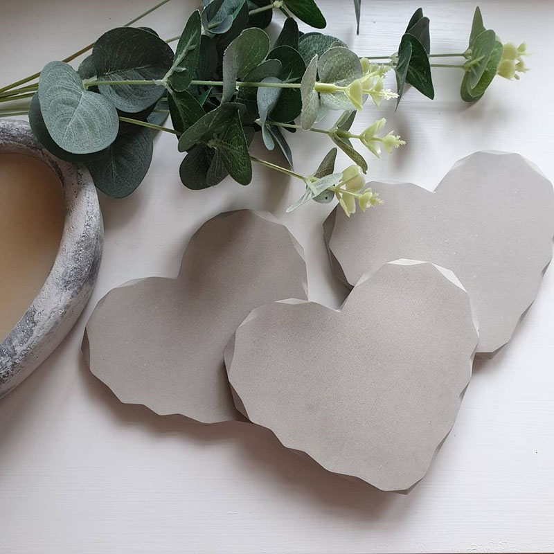 Resin Art Coasters - خشنة حواف قالب صينية سيليكون شكل