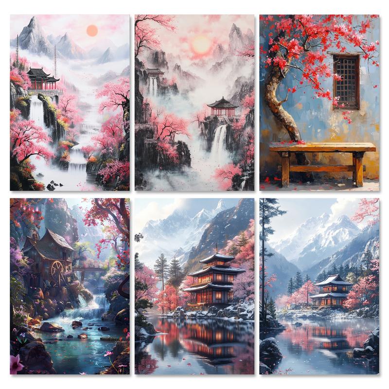 Resin Art On Canvas - إطار روبوبيتي للرسم بالأرقام للكبار، طقم