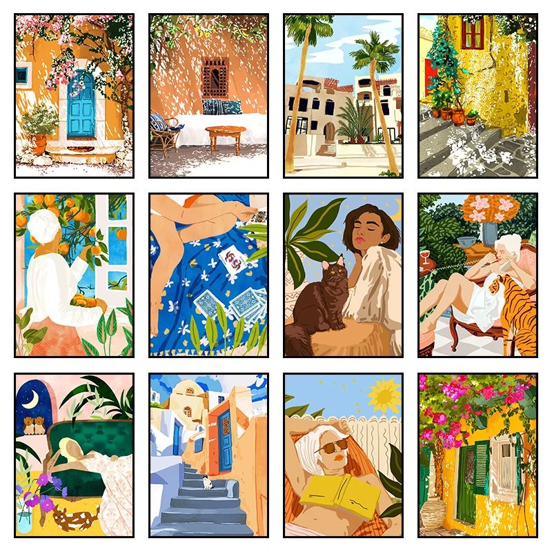 لوحة فنية حديثة متعددة الألوان - مراجعة Resin Art Gallery وسعره