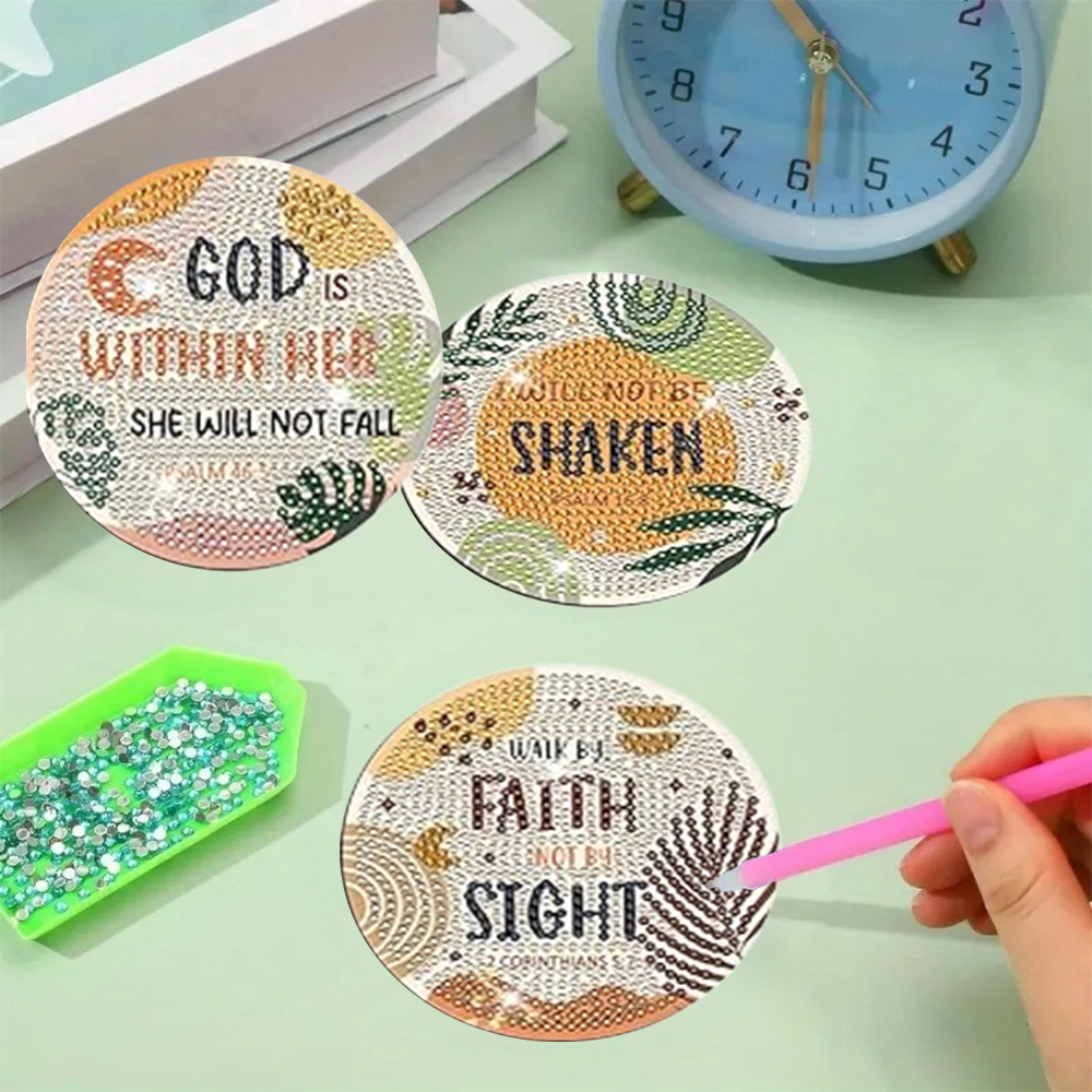 طقم من 8 قطع من حاملات الأكواب - مراجعة Resin Art Coasters وسعره
