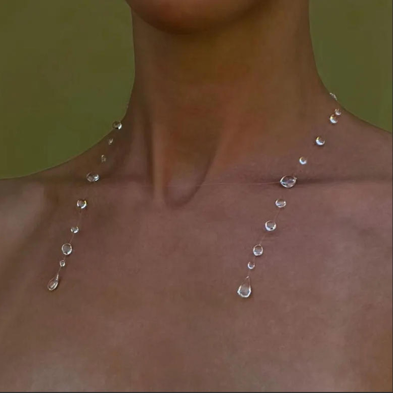 WJFH-ARTS قلادة من سلسلة كرات  - مراجعة Resin Art Necklace وسعره