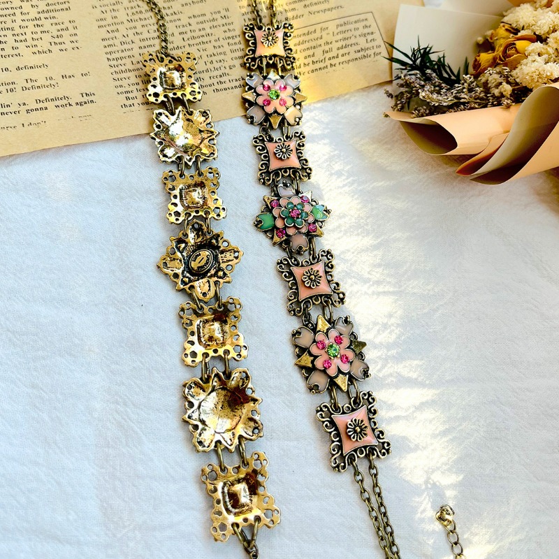 Retrofashion قلادة سوار مجموعة - مراجعة Resin Art Necklace وسعره