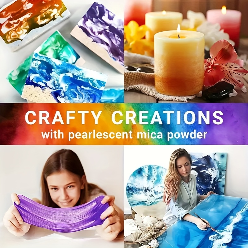 24 لونًا/8 ألوان 5 جرامات 0. 1 - مراجعة Resin Art Coasters وسعره