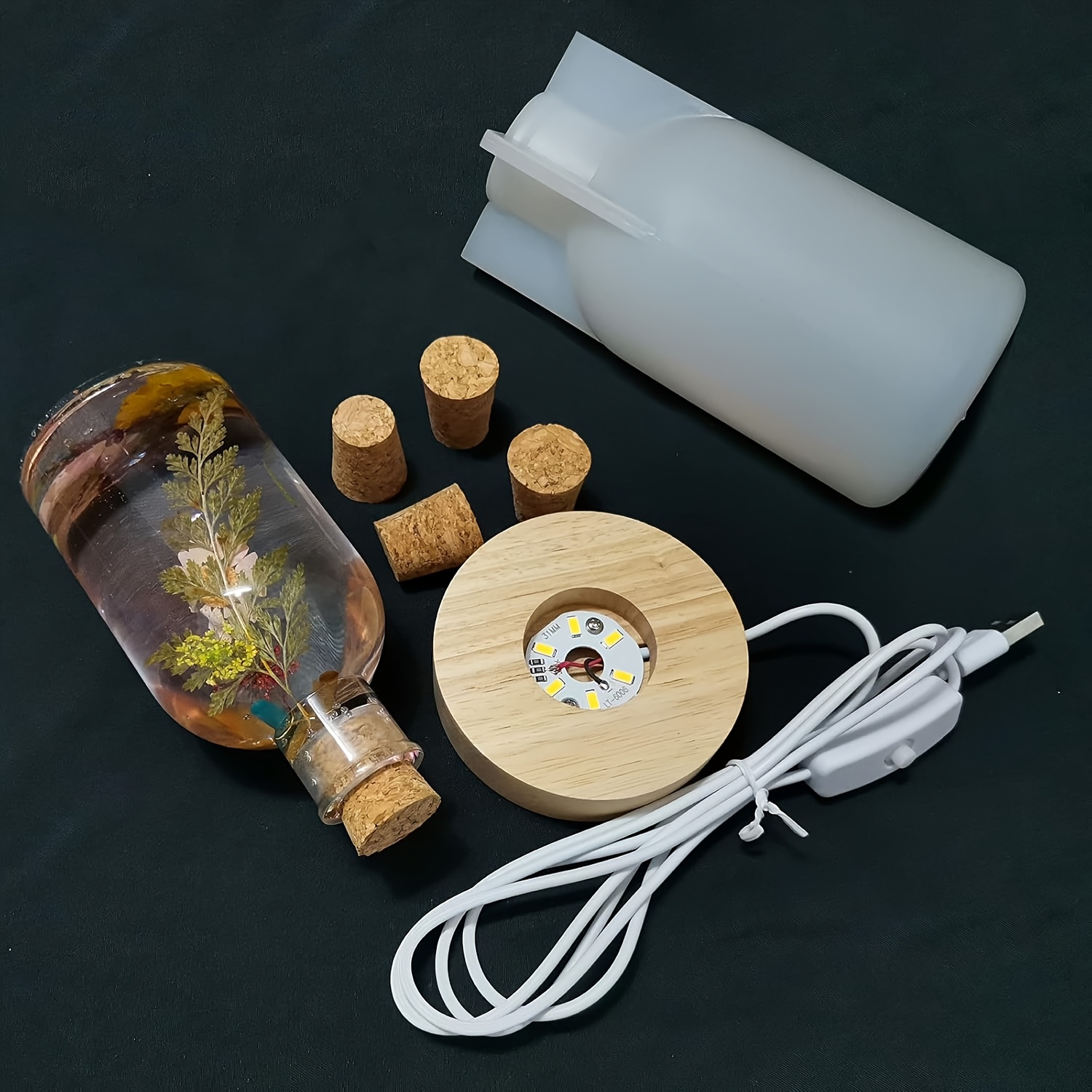 مجموعة قوالب راتنجية لزجاجة إض - مراجعة Resin Art Equipment وسعره