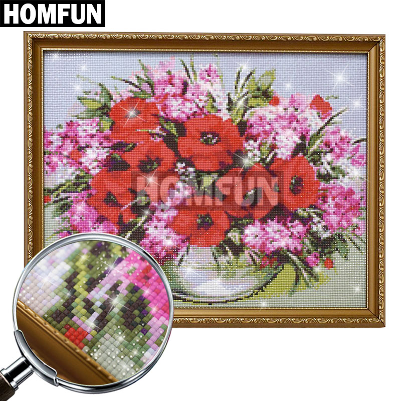 HOMFUN كامل مربع/الحفر المستدي - مراجعة Resin Art Name وسعره