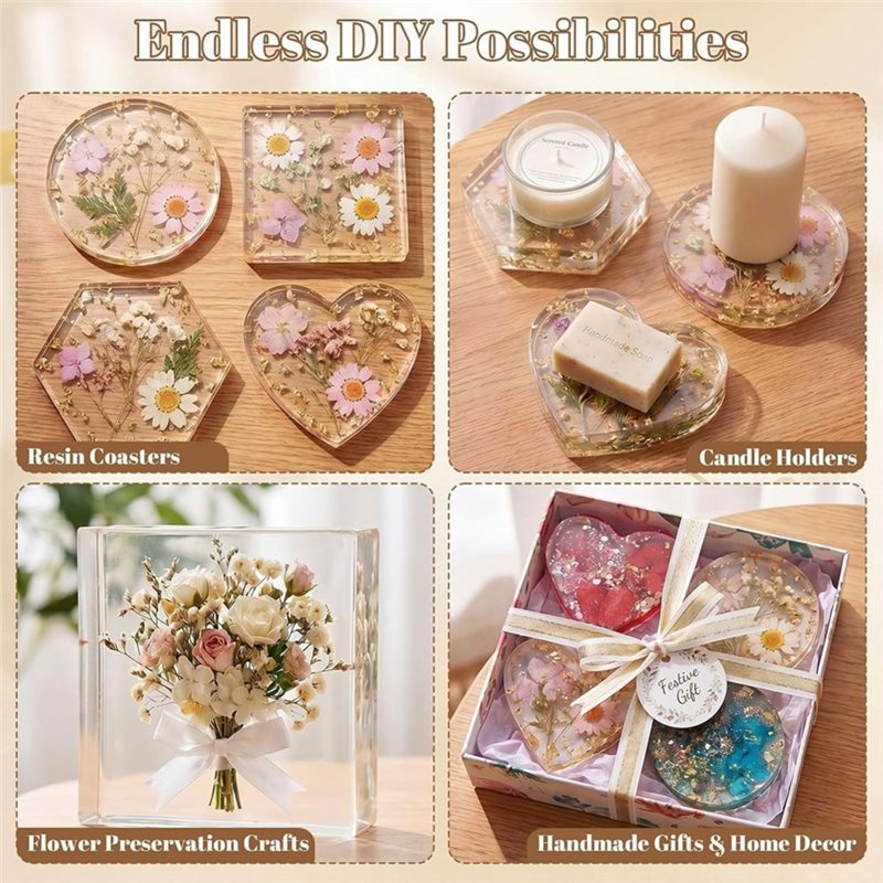[ABFI!】 قوالب راتنجية لحرف الإ - مراجعة Resin Art Coasters وسعره