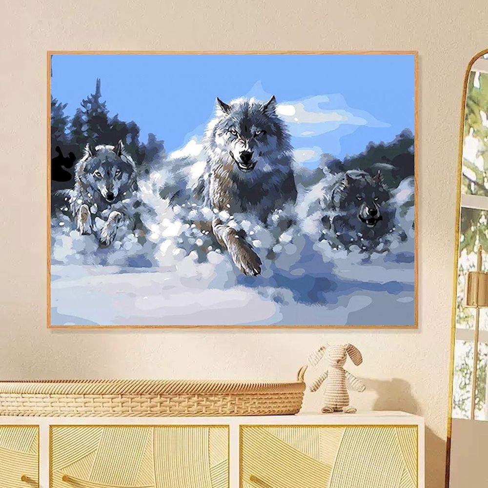 الطلاء بواسطة أرقام صور زيت ال - مراجعة Resin Art On Canvas وسعره