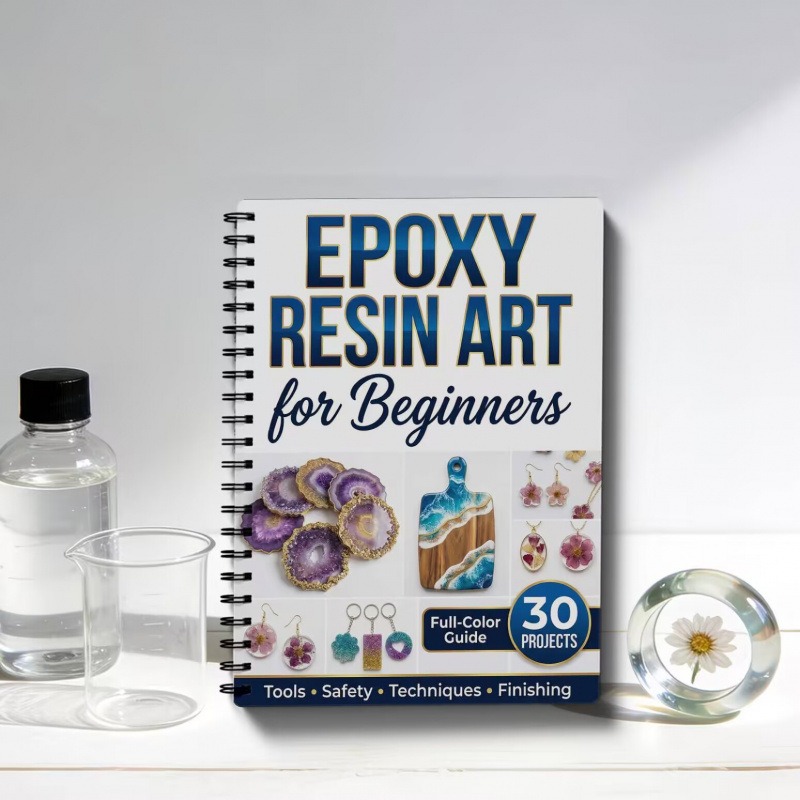 دليل فن الإيبوكسي للمبتدئين: د - مراجعة Resin Art Learning وسعره