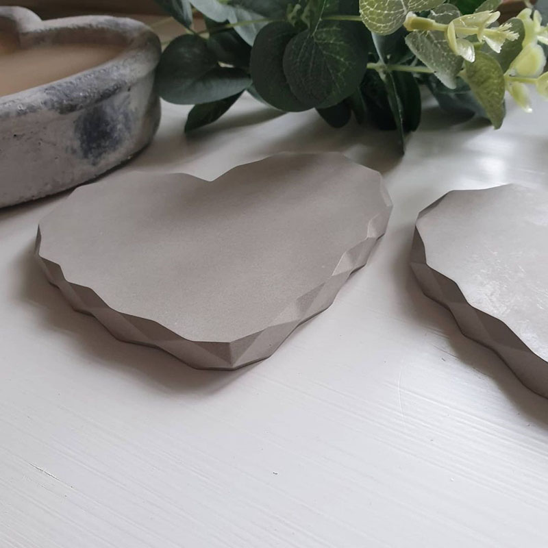 خشنة حواف قالب صينية سيليكون ش - مراجعة Resin Art Coasters وسعره