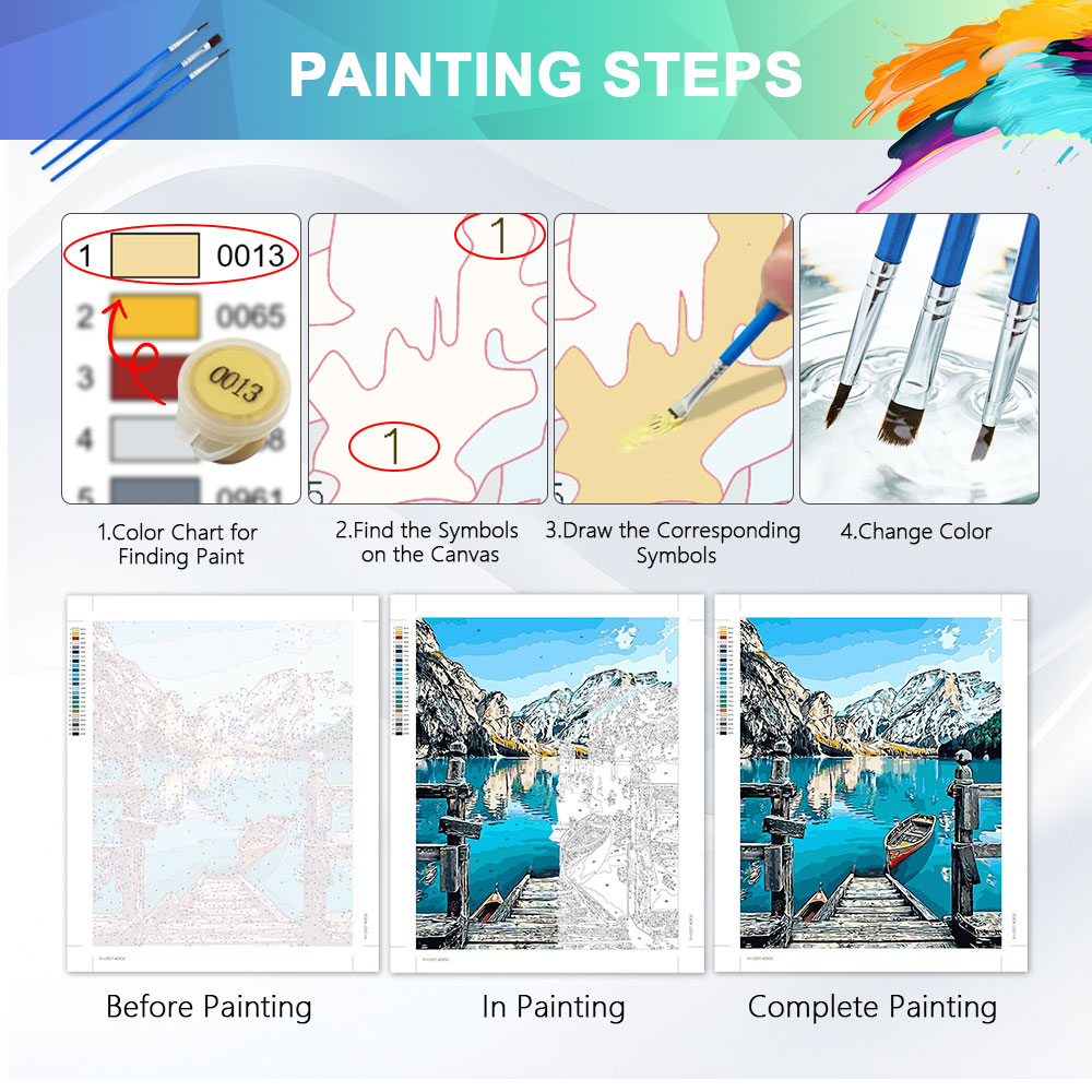 لوحات هواكان بالأرقام: صور فني - مراجعة Resin Art On Canvas وسعره