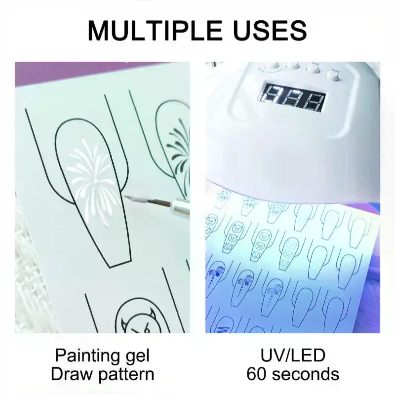 ورق تدريب على فن الأظافر، قالب - مراجعة Resin Art Learning وسعره