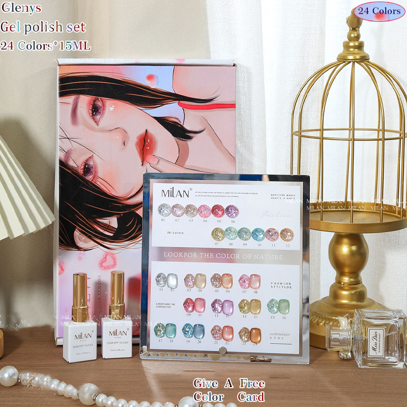 Glenys 24 لون طلاء الأظافر الغ - مراجعة Resin Art Learning وسعره