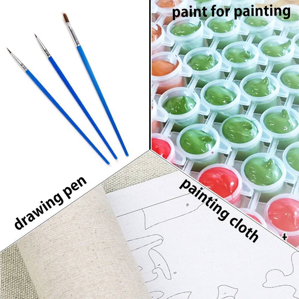الطلاء بالأرقام على شاطئ البحر - مراجعة Resin Art On Canvas وسعره