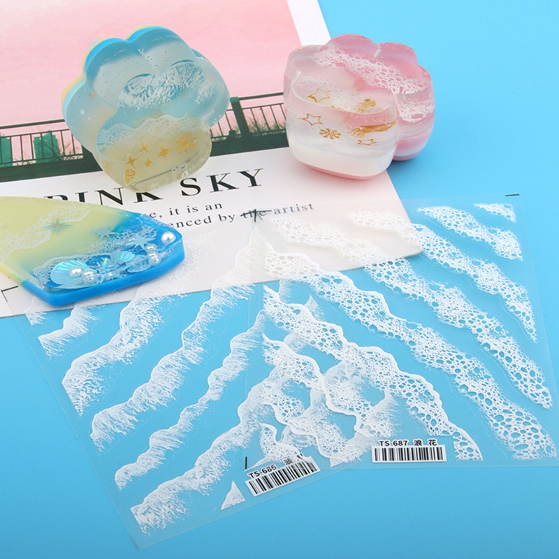 حشوات كريستال ملصقة بموجة ، مو - مراجعة Resin Art Equipment وسعره